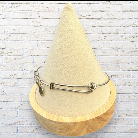 Alex & Ani Adjustable Silver Bracelet - NO CHARM - Picture 2 of 2